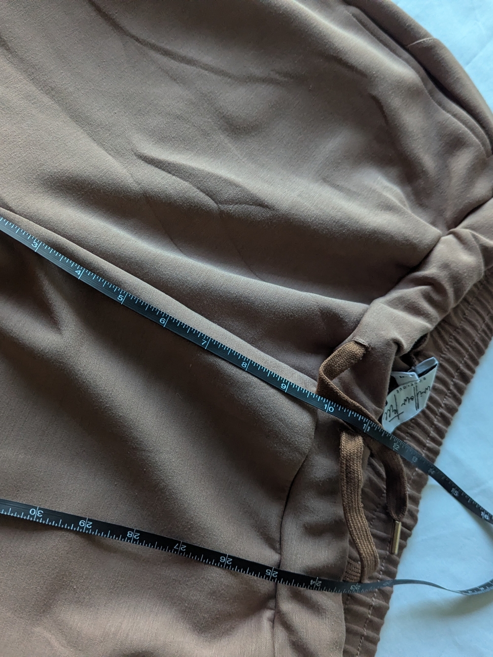 Willow Tree Wide-Leg Pull-On Capris - Brown - Picture 4 of 6